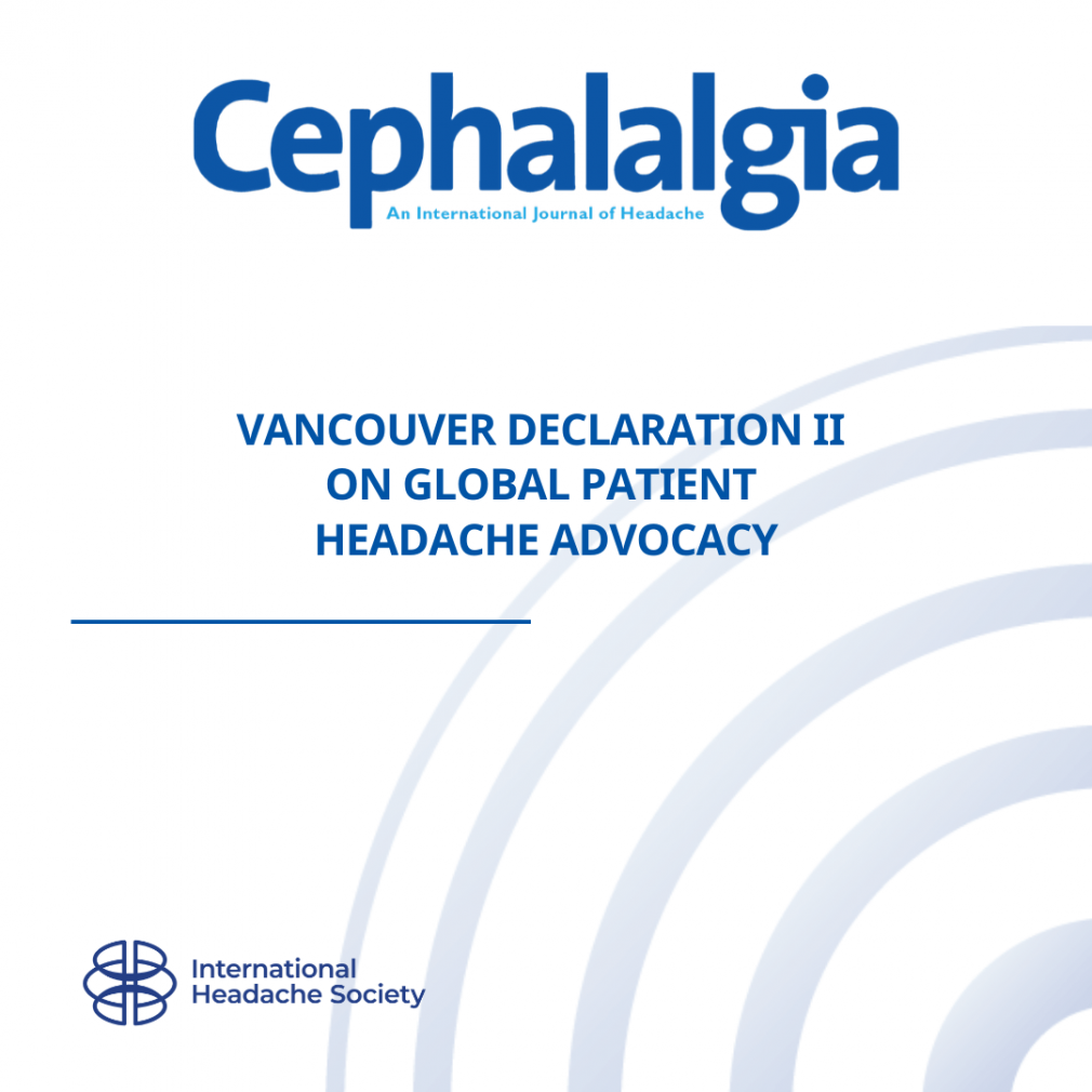 Vancouver Declaration II on Global Headache Patient Advocacy 2019