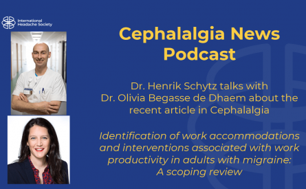 Cephalalgia Podcast 14: Identification of work accommodations/interventions associated with work productivity in adults with migraine