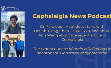 Cephalalgia Podcast 17: The time sequence of brain MRI findings in spontaneous intracranial hypotension