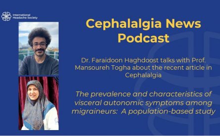 Cephalalgia Podcast 20: The prevalence and characteristics of visceral autonomic symptoms among migraineurs