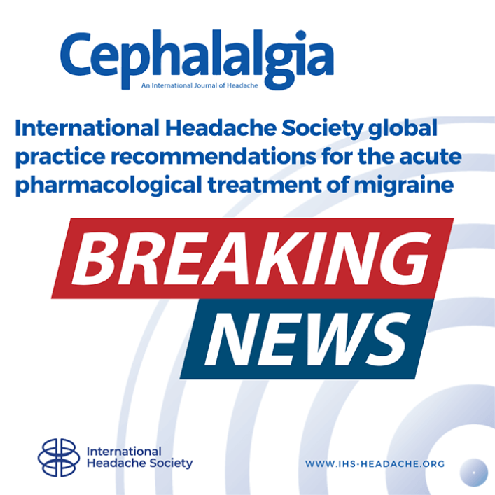 Interview with authors of the IHS practice recommendations for the acute treatment of migraine now available