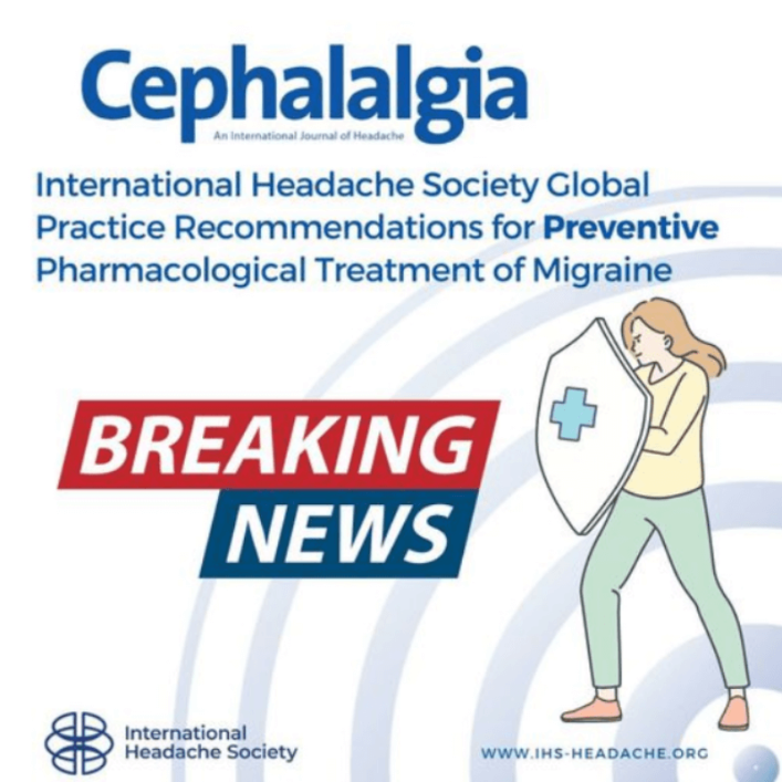 IHS publishes Global Practice Recommendations for Preventive Pharmacological Treatment of Migraine