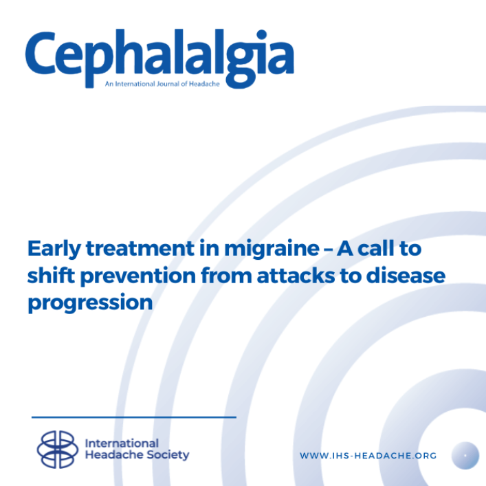 IHS Position Statement published on Early treatment in migraine